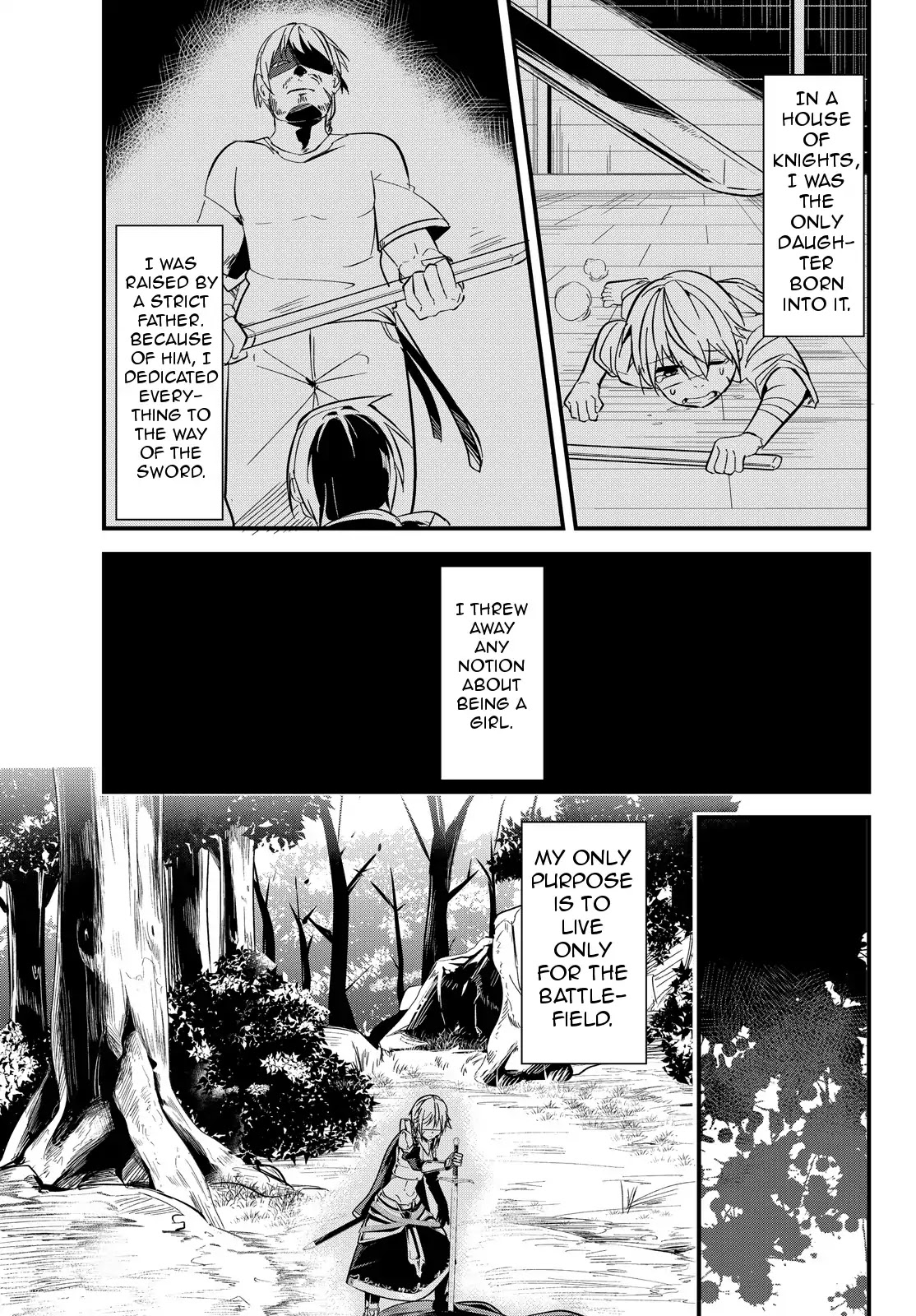 A Story About Treating a Female Knight Who Has Never Been Treated as a Woman as a Woman Chapter 3 - Page 1