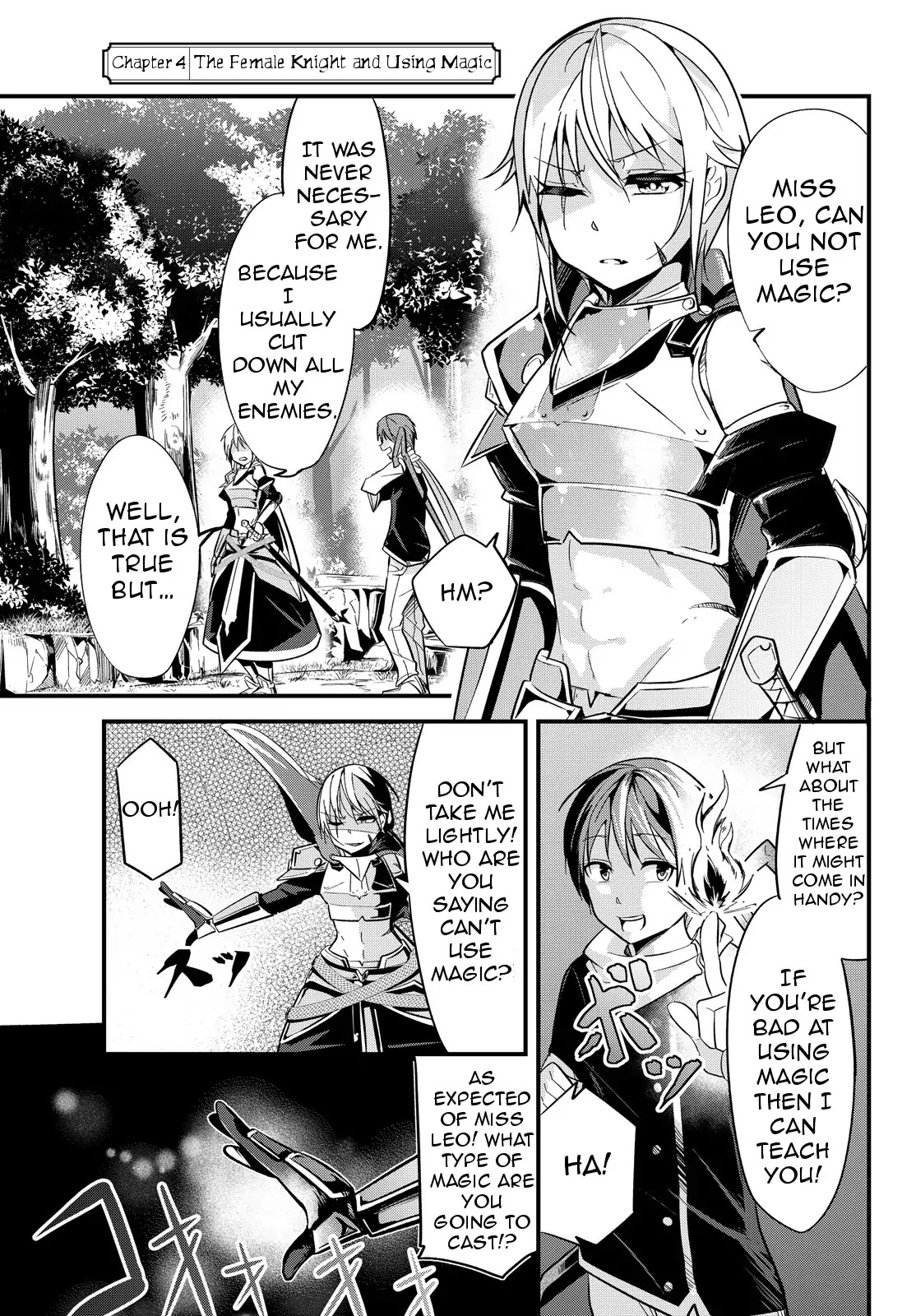 A Story About Treating a Female Knight Who Has Never Been Treated as a Woman as a Woman Chapter 4 - Page 1
