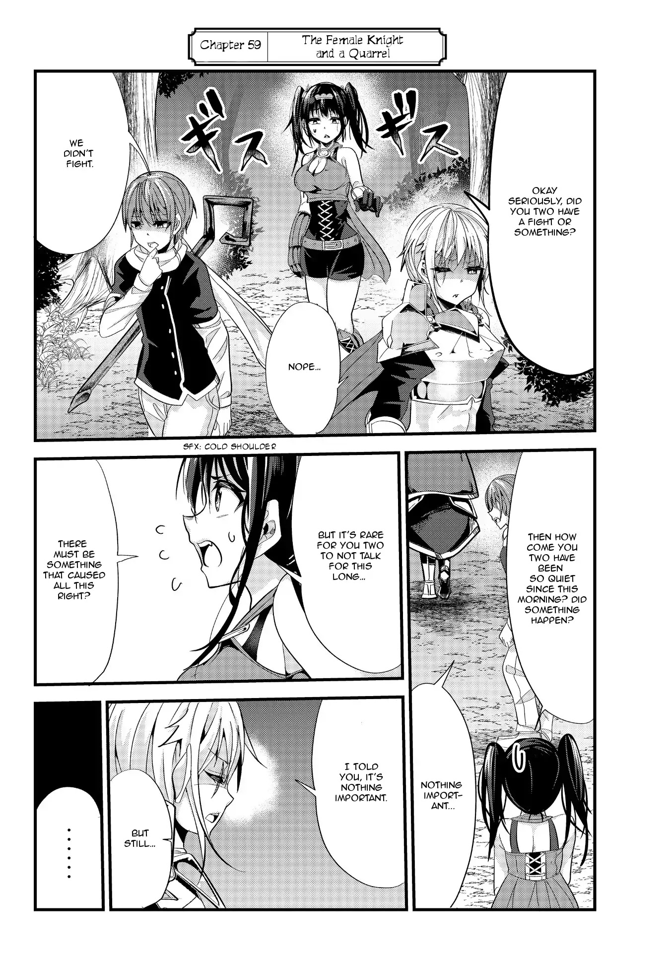 A Story About Treating a Female Knight Who Has Never Been Treated as a Woman as a Woman Chapter 59 - Page 2