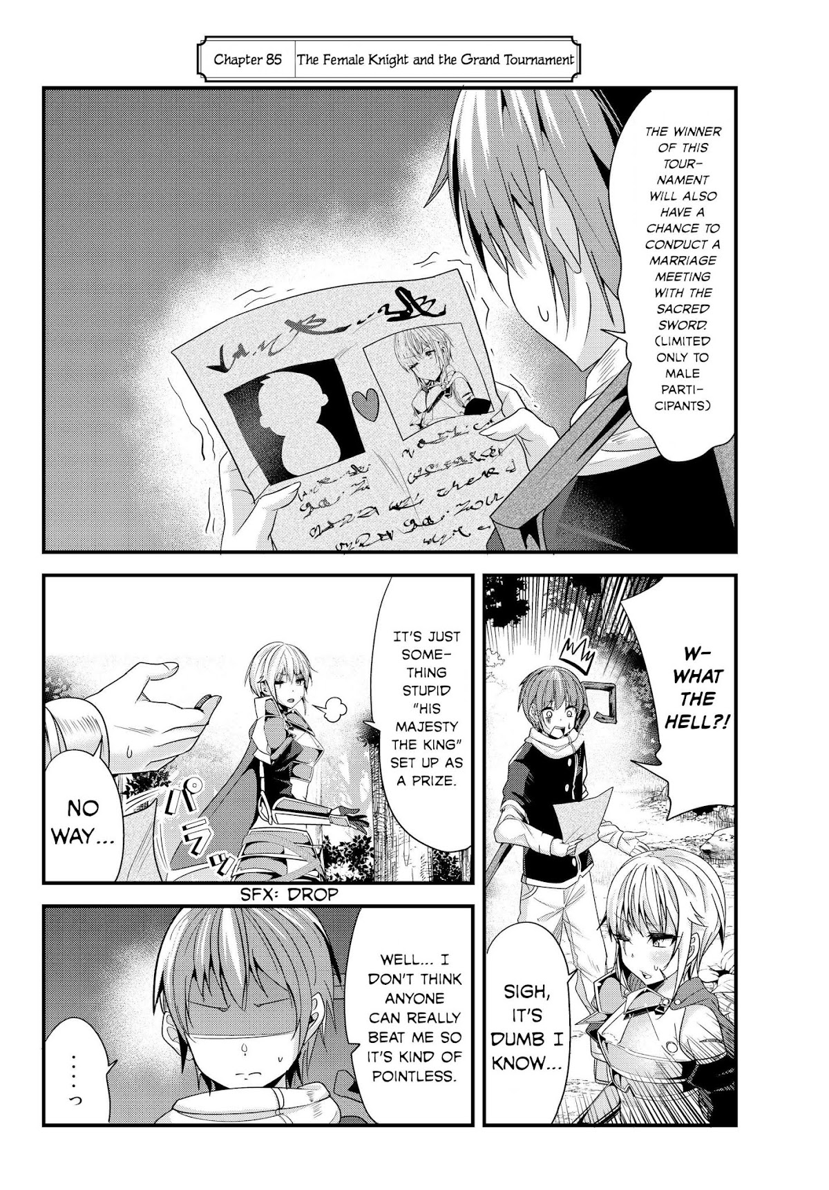 A Story About Treating a Female Knight Who Has Never Been Treated as a Woman as a Woman Chapter 85 - Page 2