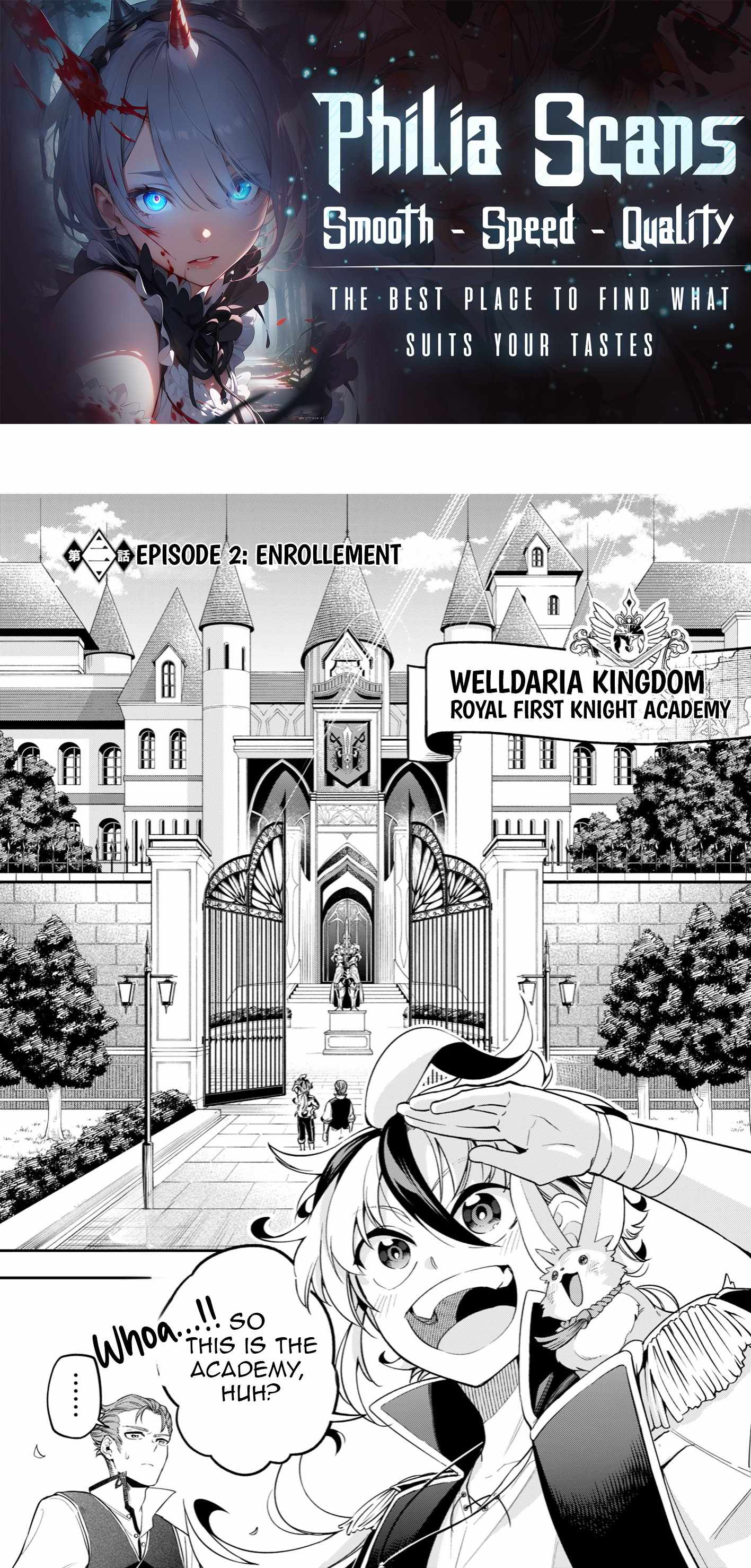 A Sword-Less Sword Saint, Unrivaled in a Knight Academy Ruled by Aristocrats Chapter 2 - Page 0