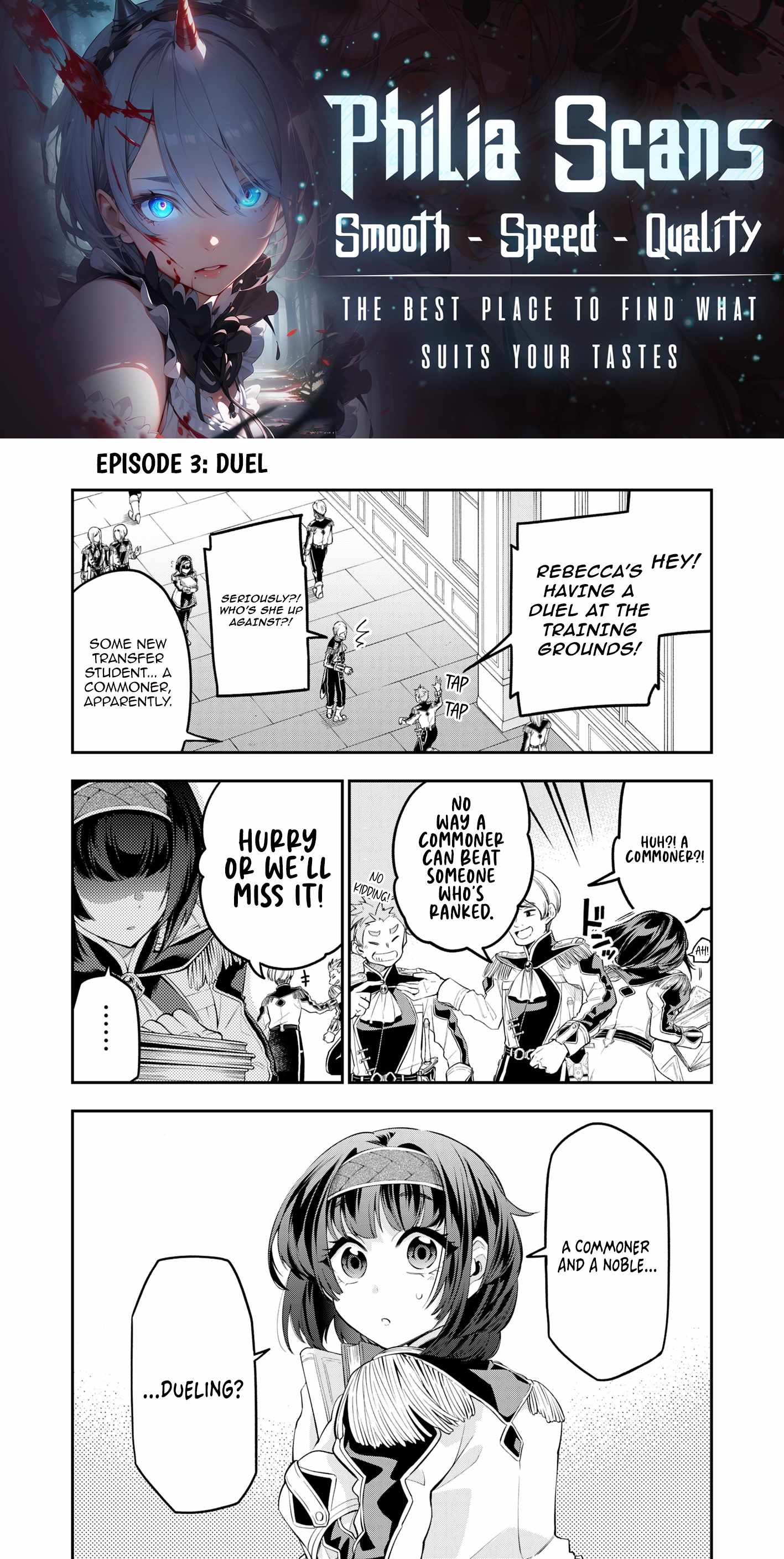 A Sword-Less Sword Saint, Unrivaled in a Knight Academy Ruled by Aristocrats Chapter 3 - Page 0