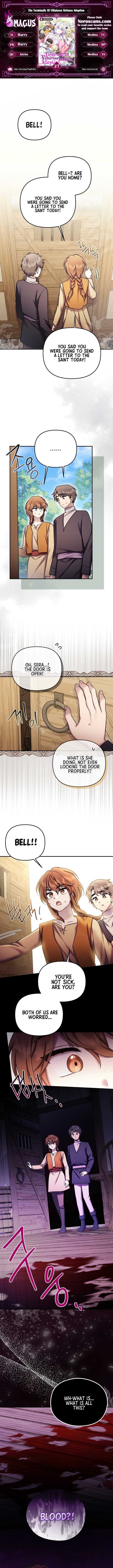 A Terminally Ill Villainess Refuses To Be Adopted Chapter 27 - Page 0