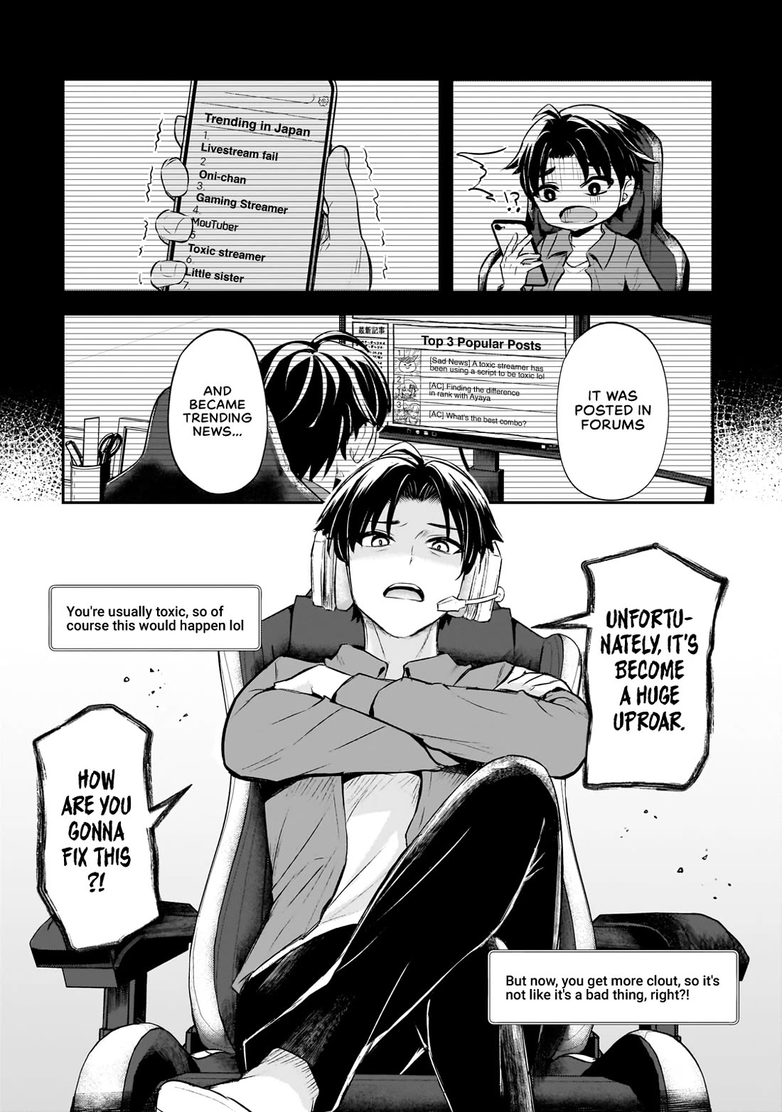 A Toxic 20-Year-Old Game Streamer Accidentally Reveals His Nice Personality Because He Forgot to End the Stream Chapter 1 - Page 32