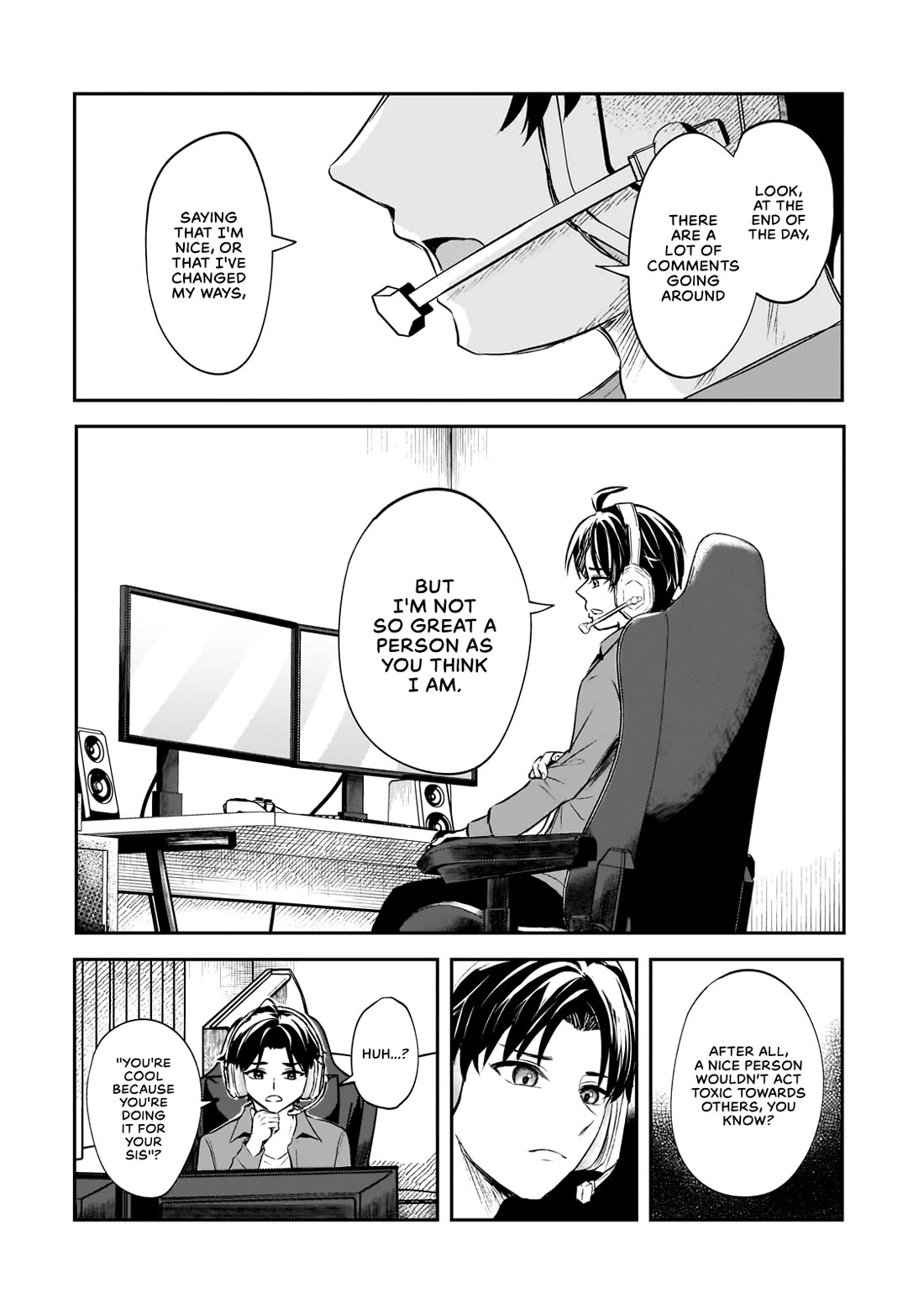 A Toxic 20-Year-Old Game Streamer Accidentally Reveals His Nice Personality Because He Forgot to End the Stream Chapter 1 - Page 34
