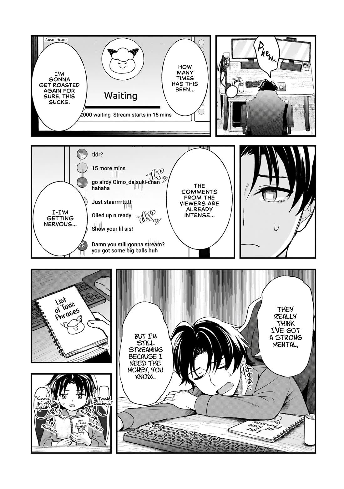 A Toxic 20-Year-Old Game Streamer Accidentally Reveals His Nice Personality Because He Forgot to End the Stream Chapter 6.1 - Page 13