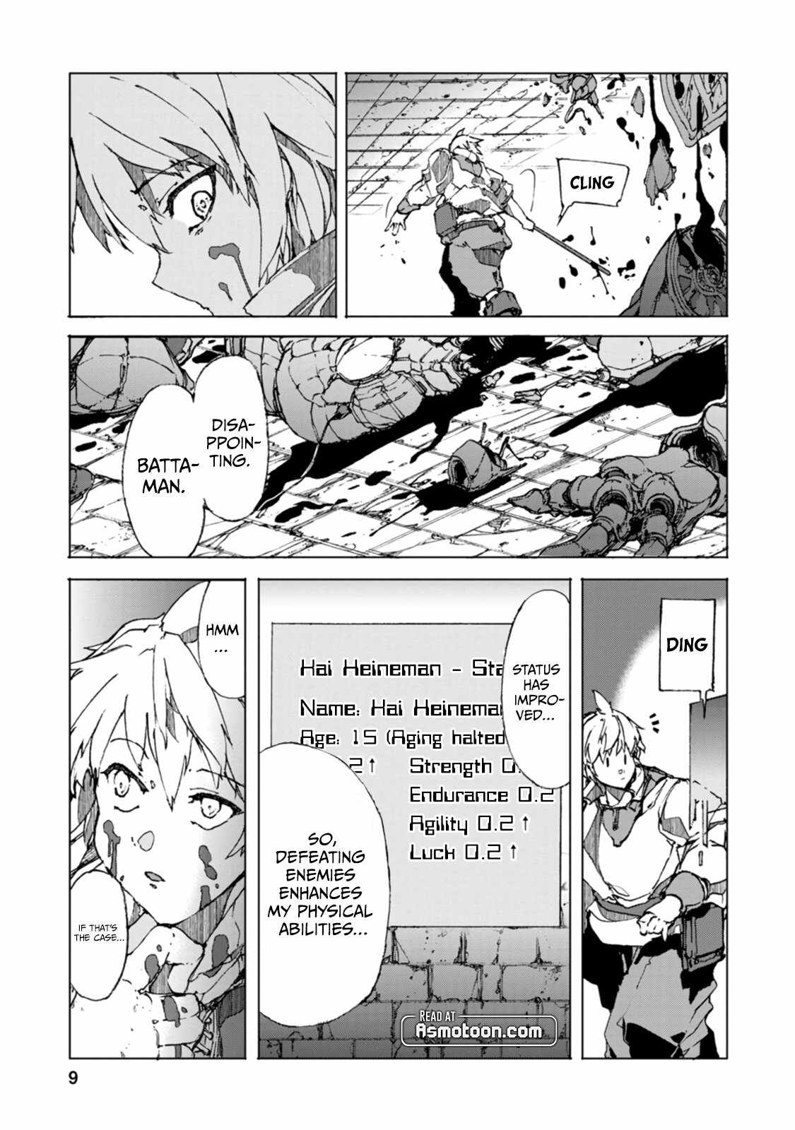 After 100,000 Years of Training in a Super Difficult Dungeon, I Became the World’s Strongest ~The Weakest Incompetent Gains the Upper Hand~ Chapter 5 - Page 9