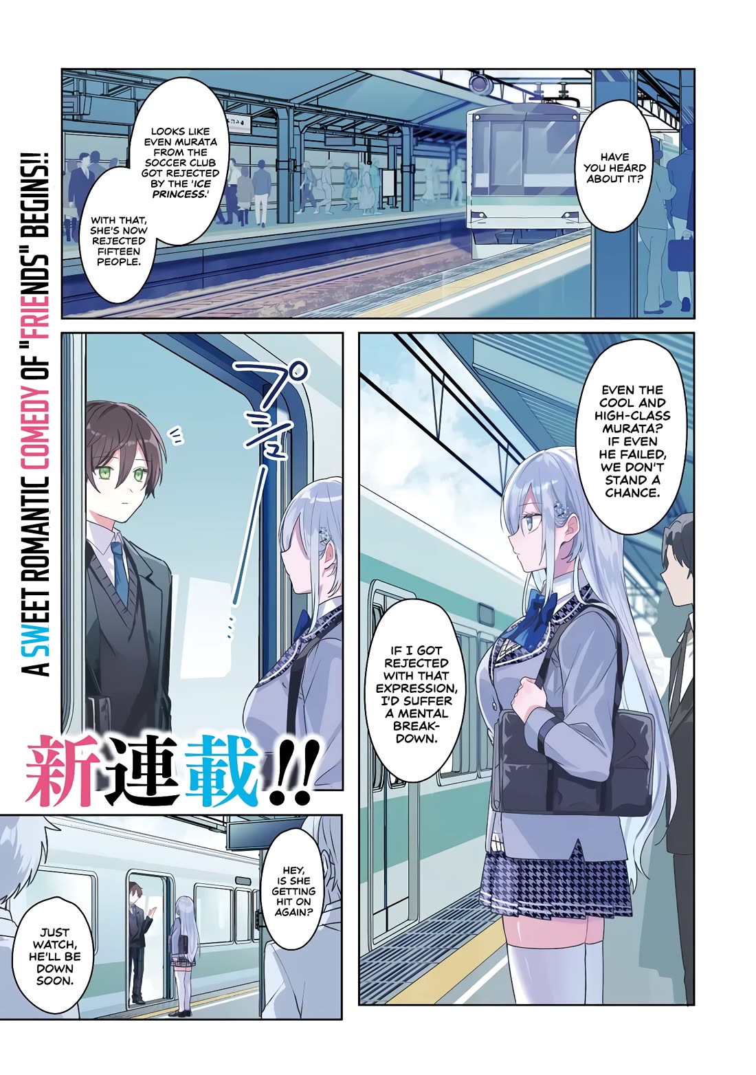After Helping the “Ice Princess” From Another School, I Decided to Start as a Friend Chapter 1 - Page 1