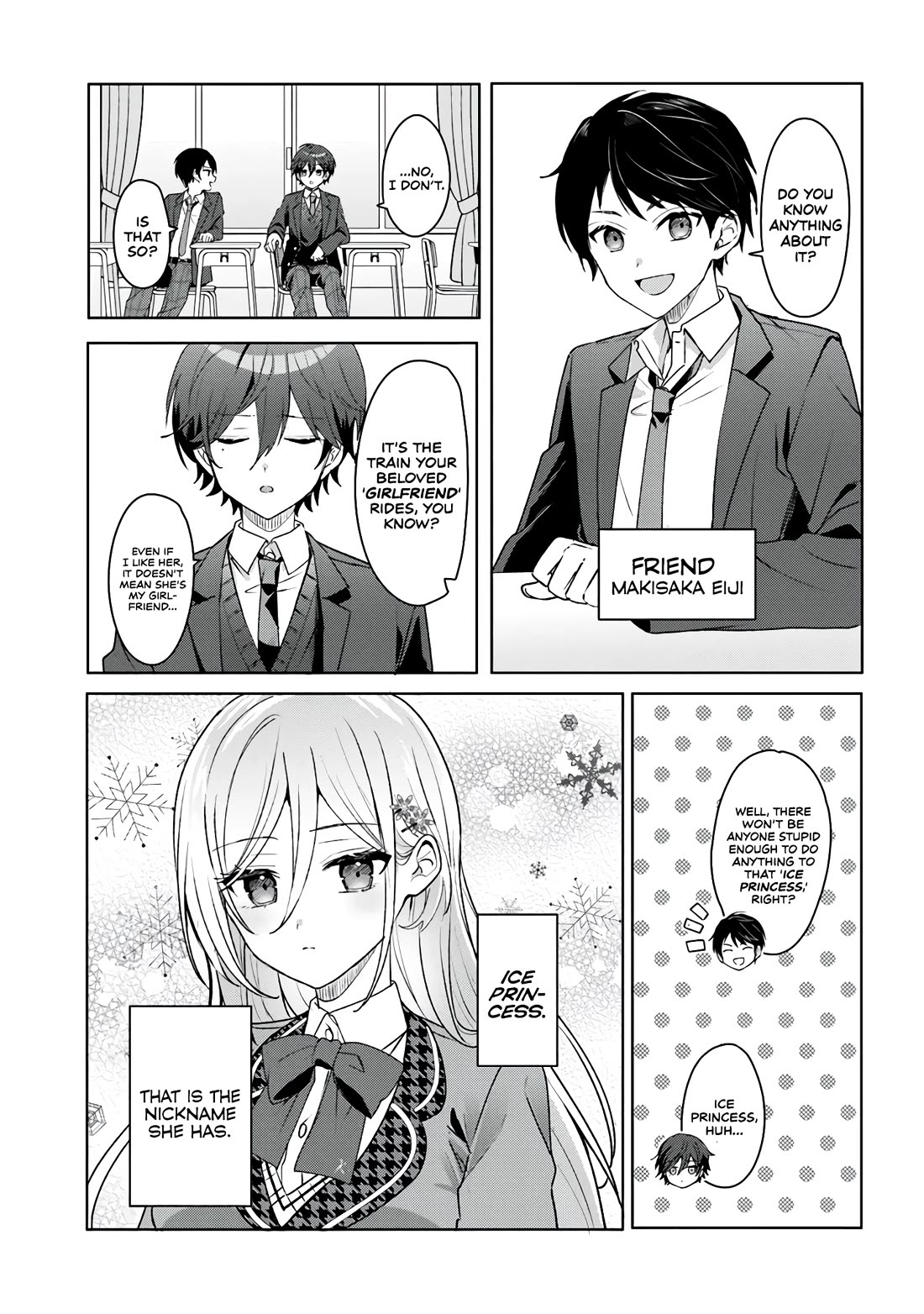After Helping the “Ice Princess” From Another School, I Decided to Start as a Friend Chapter 1 - Page 11