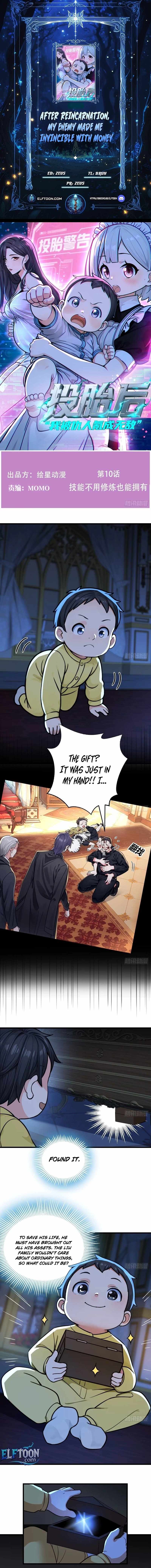 After Reincarnation, My Enemy Made Me Invincible with Money Chapter 10 - Page 0