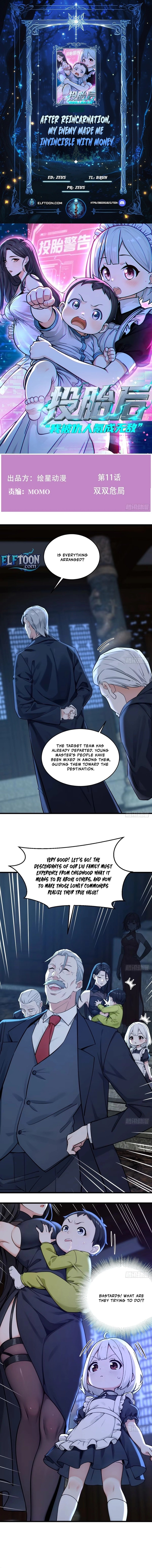 After Reincarnation, My Enemy Made Me Invincible with Money Chapter 11 - Page 0