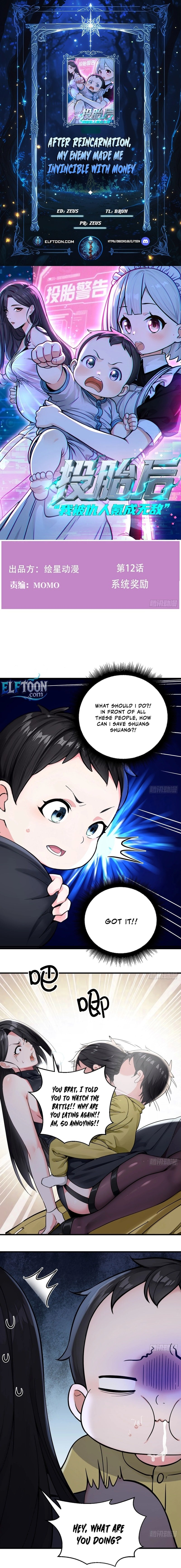 After Reincarnation, My Enemy Made Me Invincible with Money Chapter 12 - Page 0