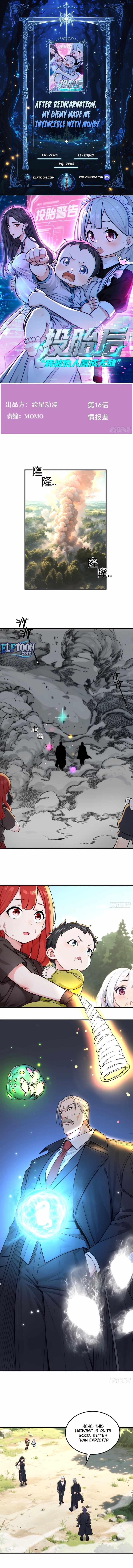 After Reincarnation, My Enemy Made Me Invincible with Money Chapter 16 - Page 1