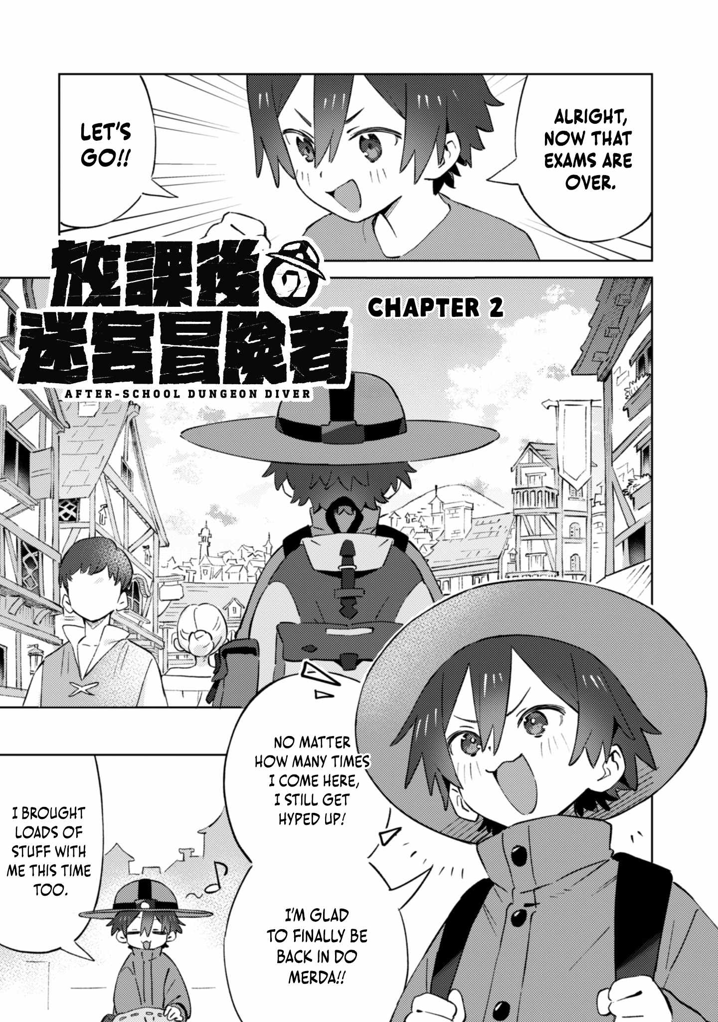 After-School Dungeon Diver: Level Grinding in Another World Chapter 2.1 - Page 1