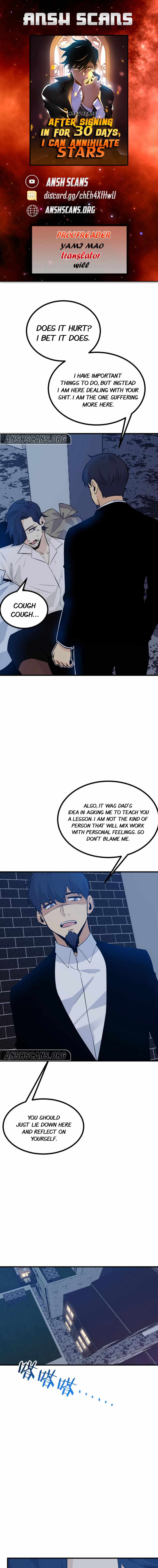 After Signing in for 30 Days, I Can Annihilate Stars Chapter 25 - Page 0