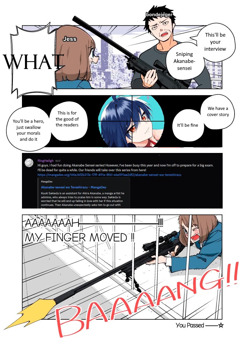 Akanabe-sensei Doesn’t Know about Embarrassment Chapter 29 - Page 15