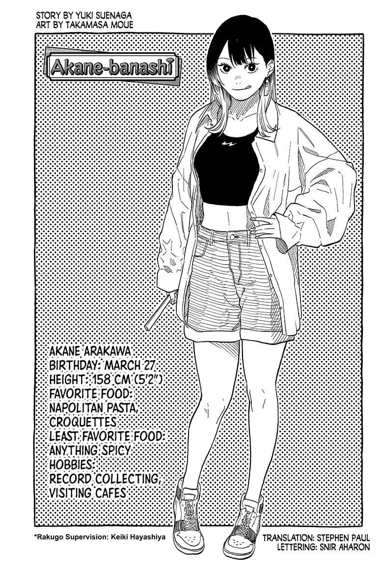 Akane-Banashi Chapter 148 - Page 1