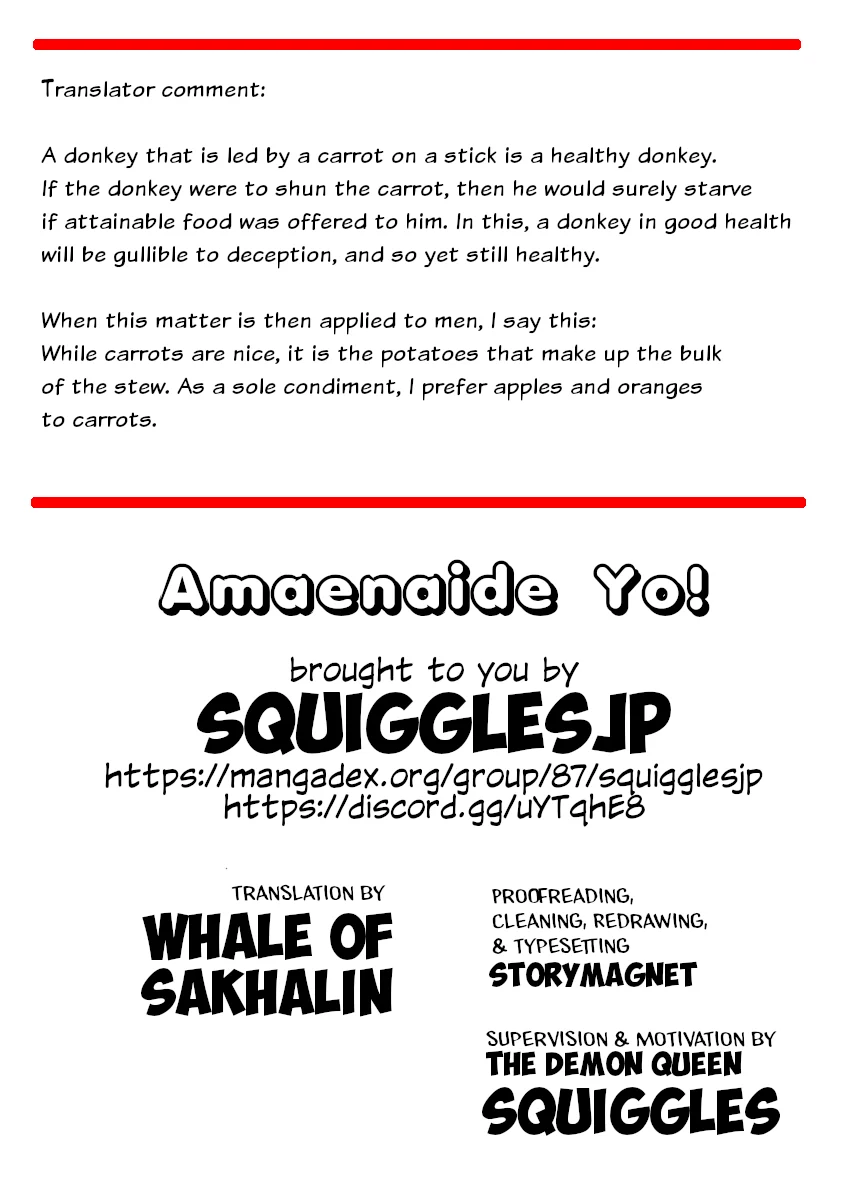 Amaenaideyo!! Chapter 19 - Page 39