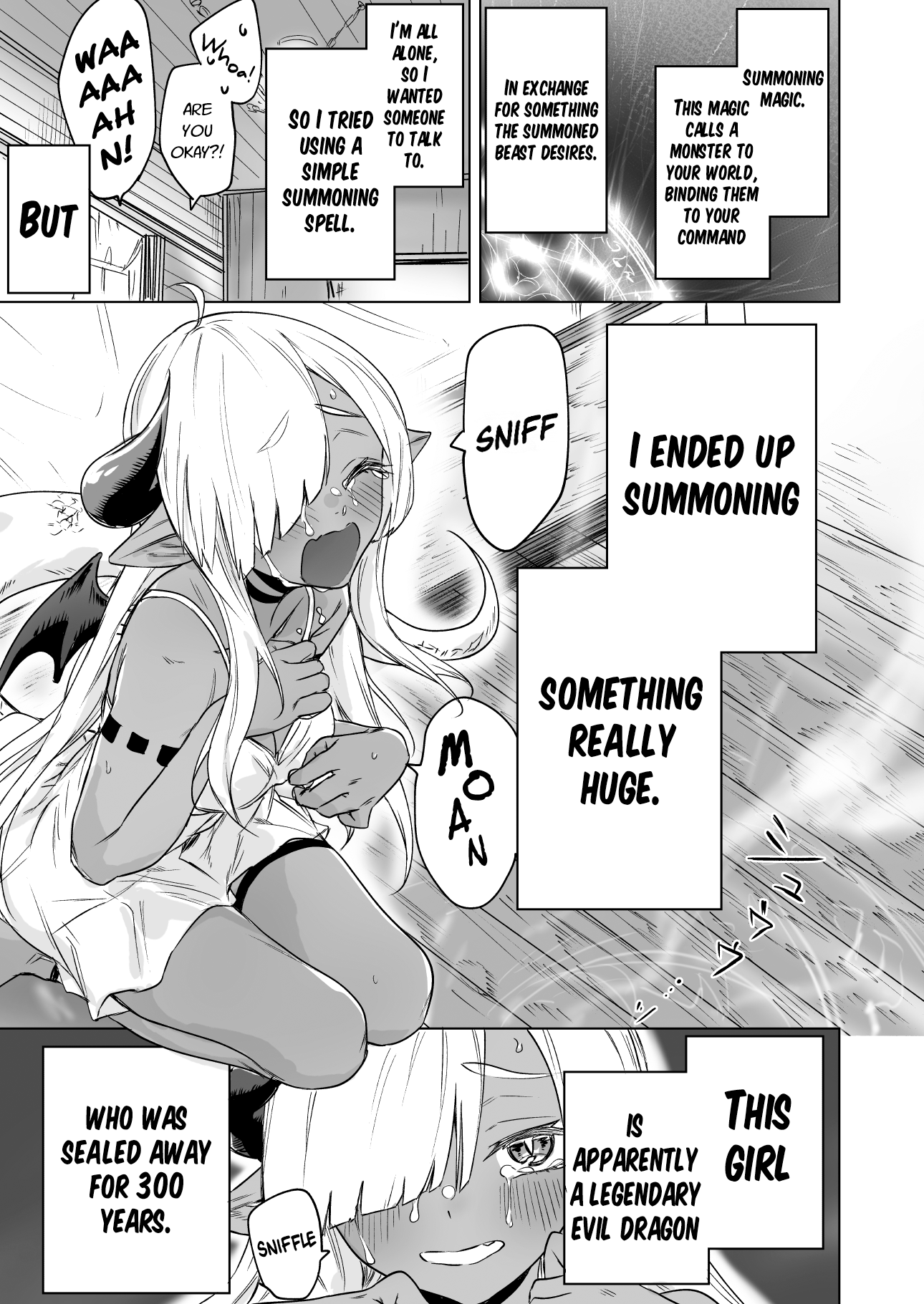 An Evil Dragon That Was Sealed Away for 300 Years Became My Friend Chapter 1 - Page 1