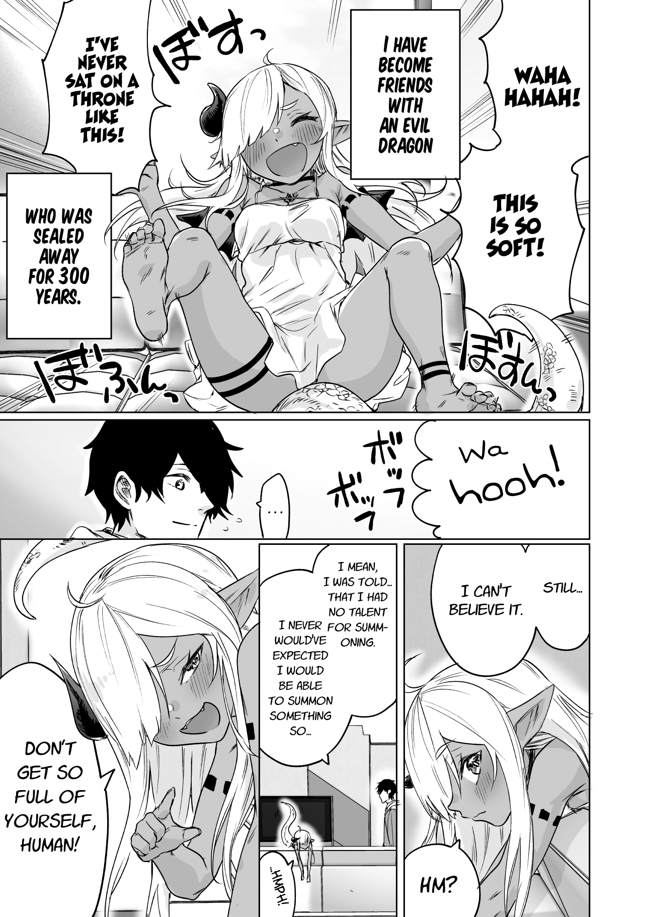 An Evil Dragon That Was Sealed Away for 300 Years Became My Friend Chapter 2 - Page 1