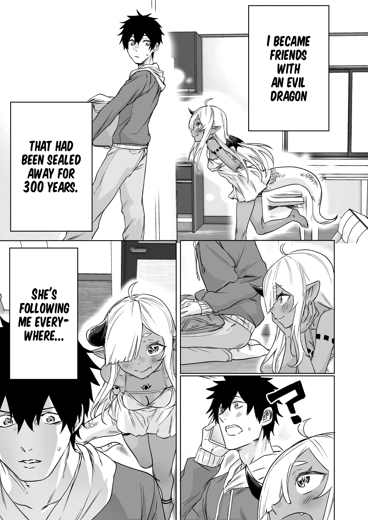An Evil Dragon That Was Sealed Away for 300 Years Became My Friend Chapter 4 - Page 1