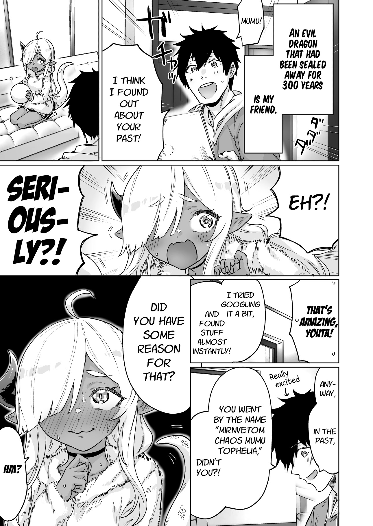 An Evil Dragon That Was Sealed Away for 300 Years Became My Friend Chapter 8 - Page 1