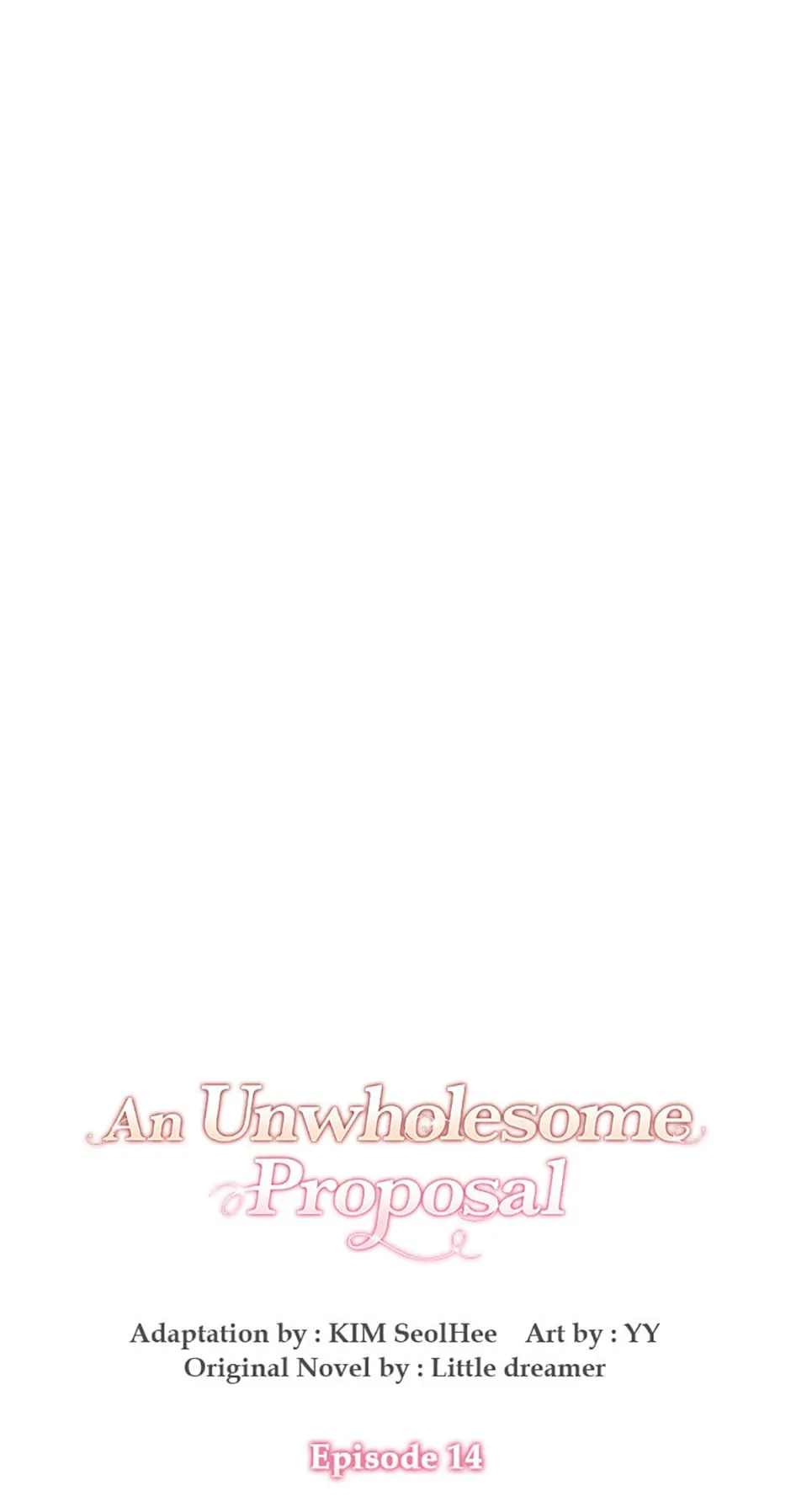 An Unwholesome Proposal Chapter 14 - Page 0