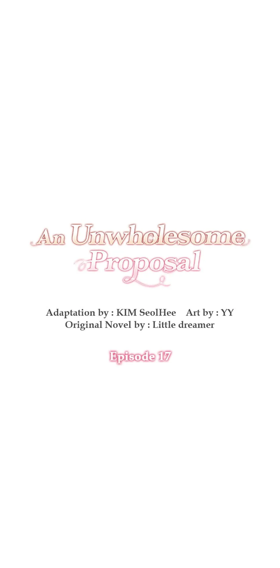 An Unwholesome Proposal Chapter 17 - Page 0