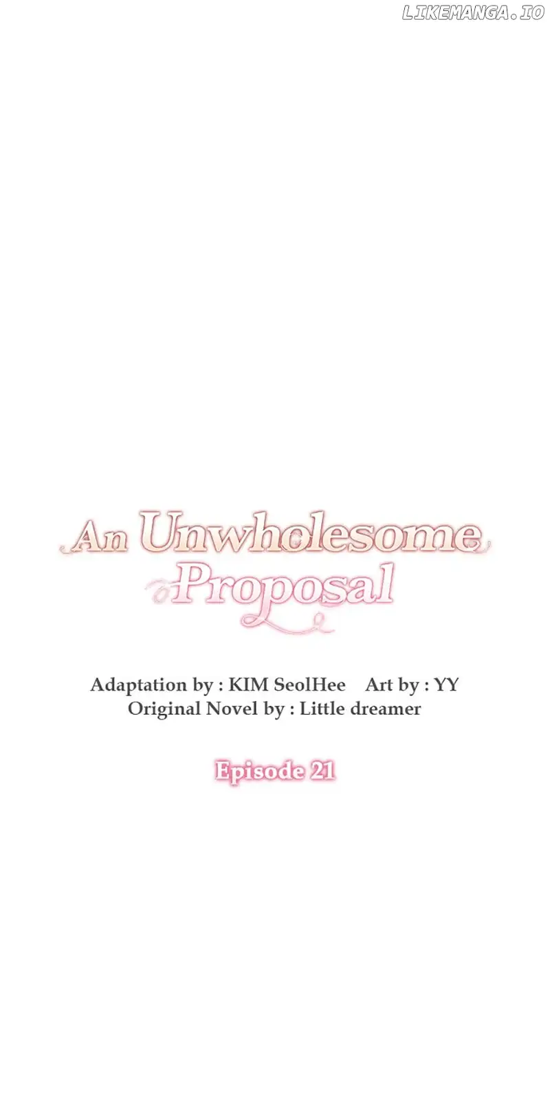 An Unwholesome Proposal Chapter 21 - Page 1