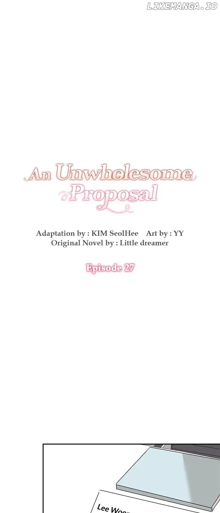 An Unwholesome Proposal Chapter 27 - Page 18