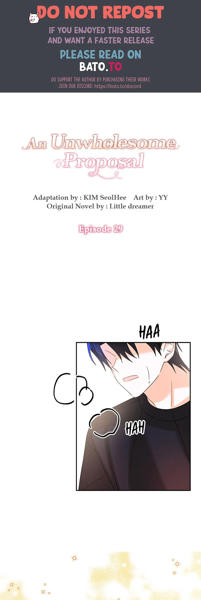 An Unwholesome Proposal Chapter 29 - Page 0