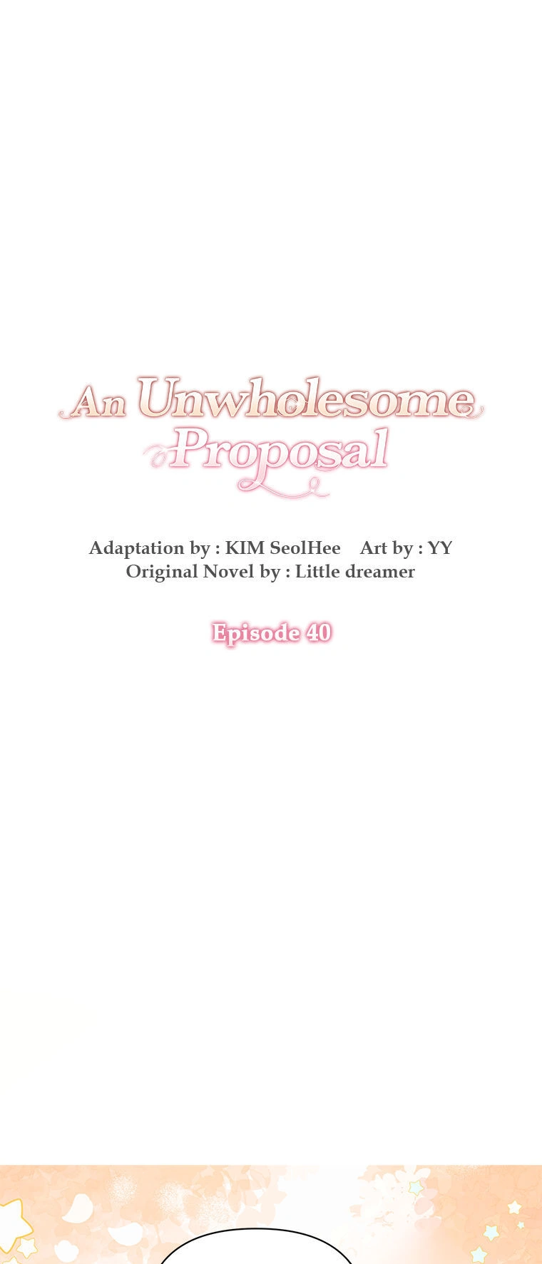 An Unwholesome Proposal Chapter 40 - Page 0