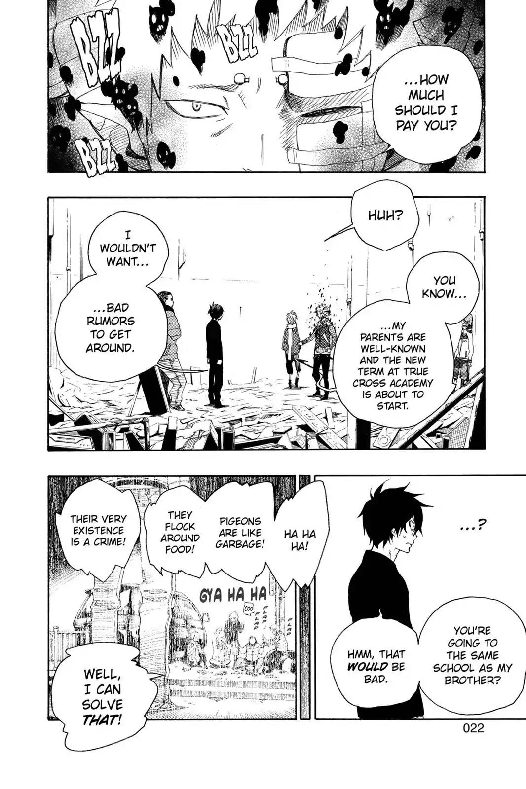 Ao no Exorcist Chapter 1 - Page 22