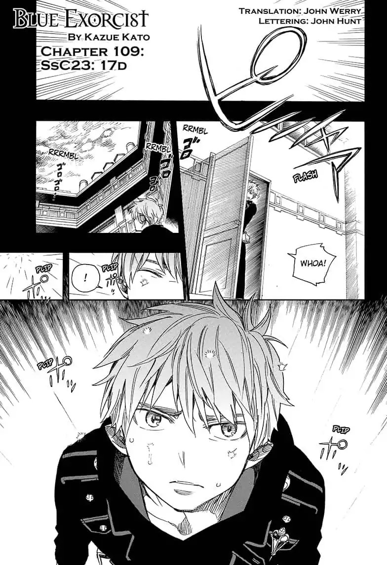 Ao no Exorcist Chapter 109 - Page 1
