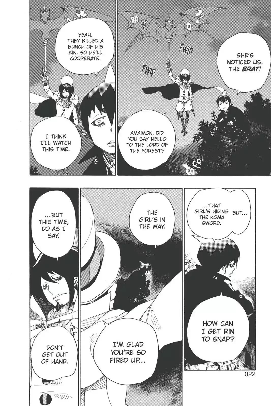 Ao no Exorcist Chapter 12 - Page 22