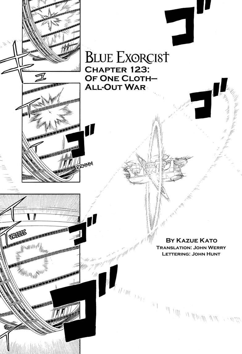 Ao no Exorcist Chapter 123 - Page 1