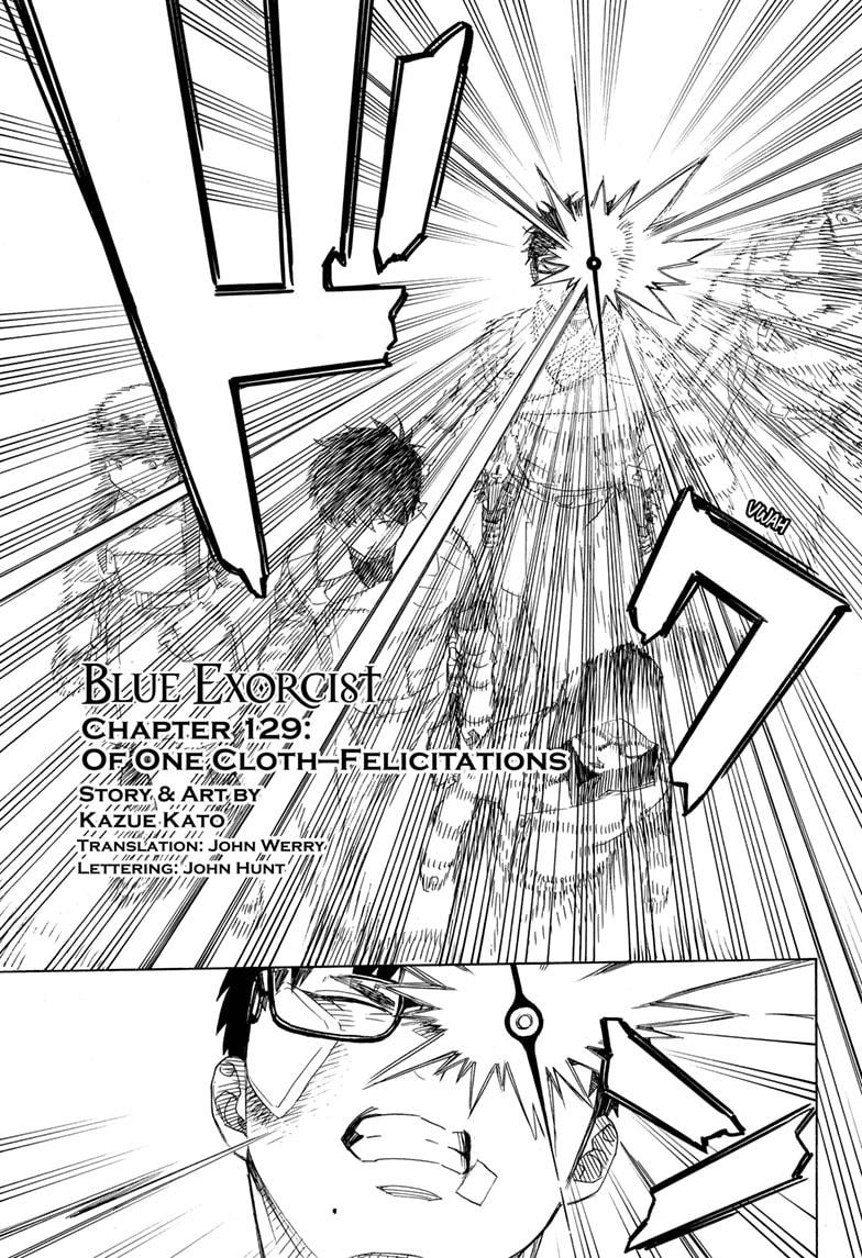 Ao no Exorcist Chapter 129 - Page 1