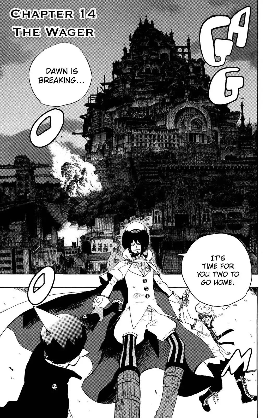 Ao no Exorcist Chapter 14 - Page 1