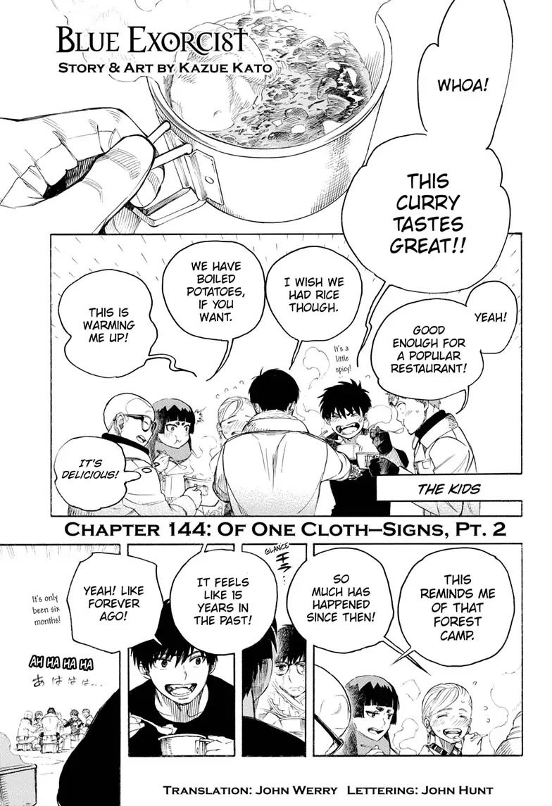 Ao no Exorcist Chapter 144 - Page 1