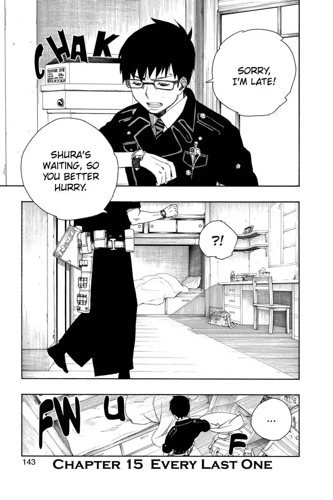 Ao no Exorcist Chapter 15 - Page 1