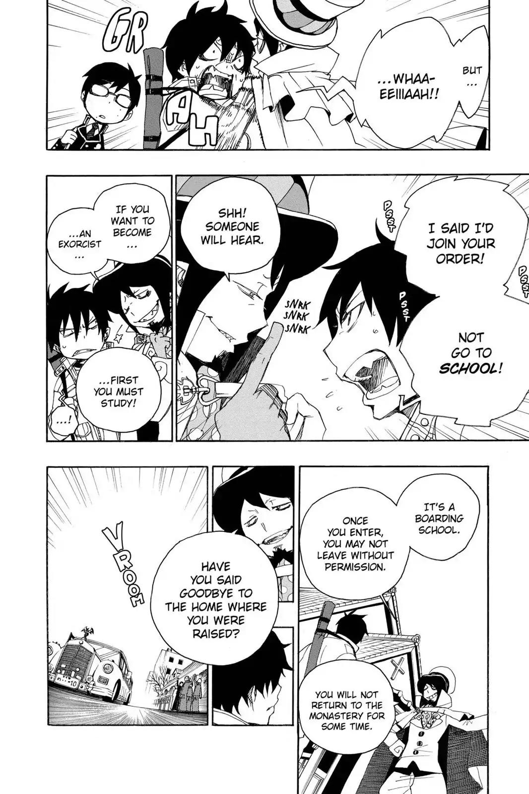 Ao no Exorcist Chapter 2 - Page 4