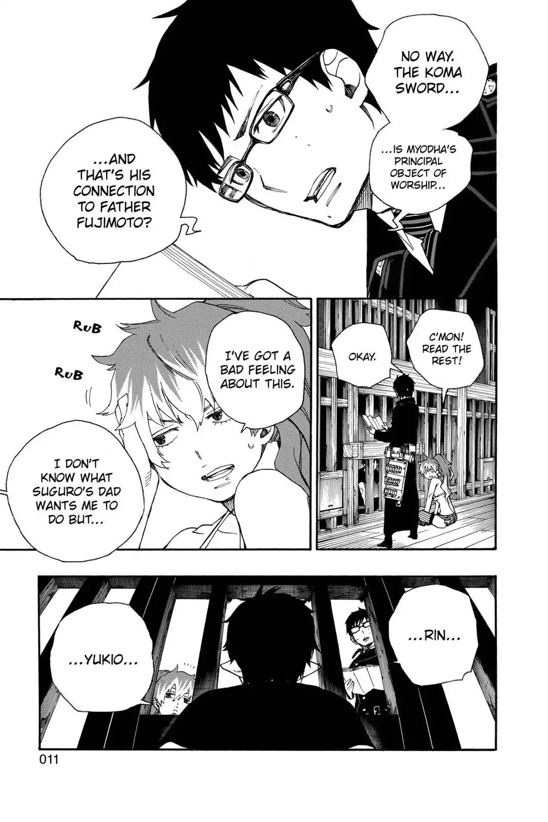 Ao no Exorcist Chapter 24 - Page 11
