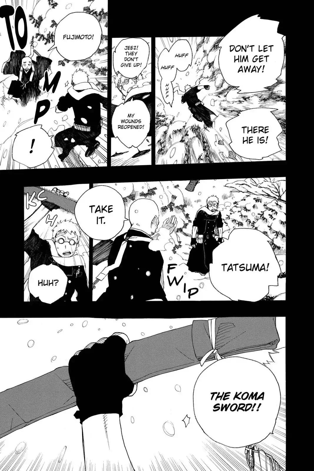 Ao no Exorcist Chapter 24 - Page 35