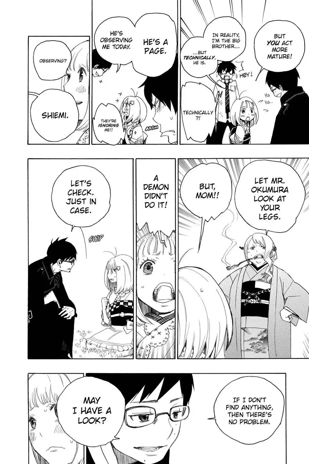 Ao no Exorcist Chapter 3 - Page 22