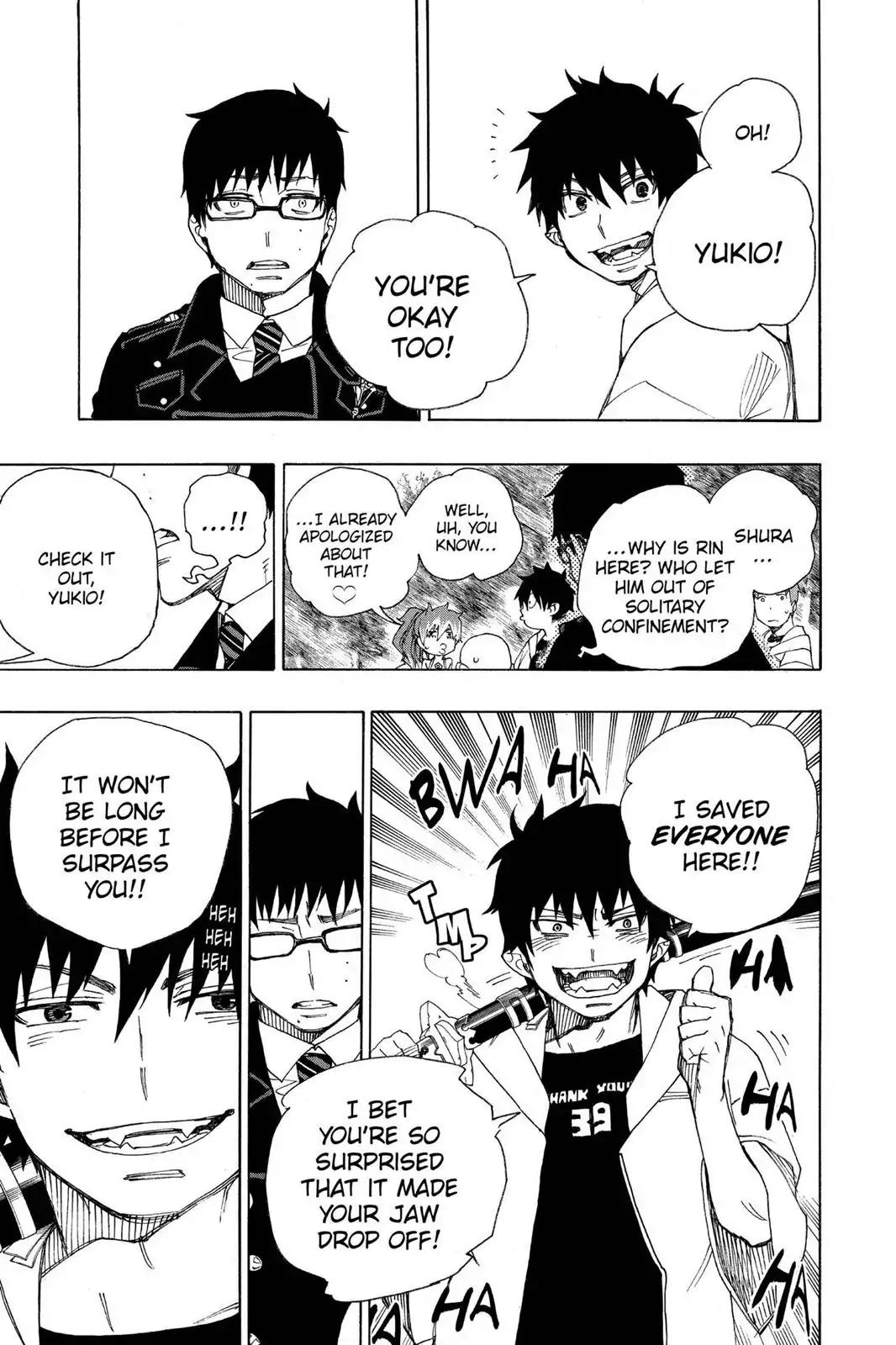 Ao no Exorcist Chapter 33 - Page 36