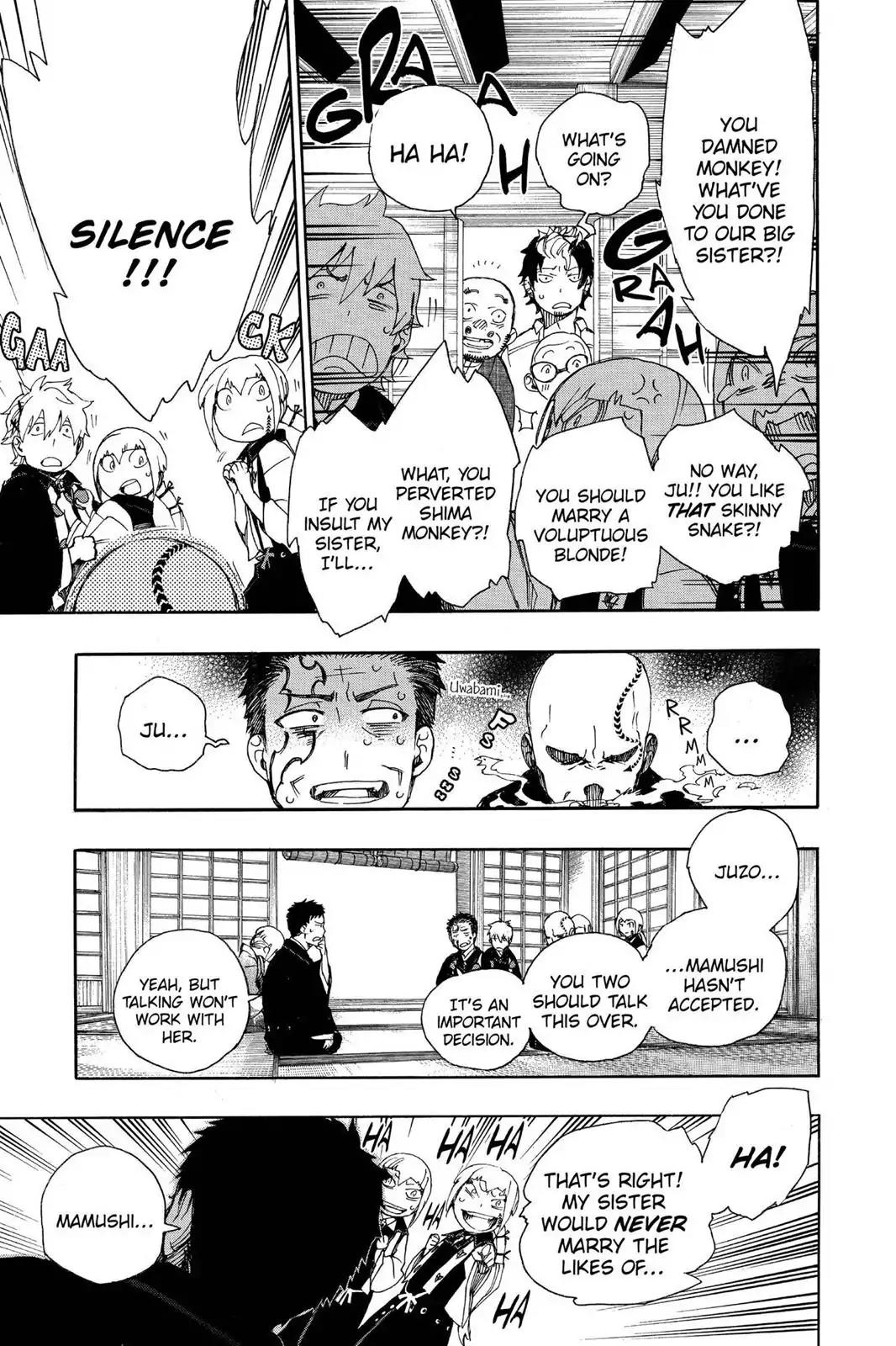 Ao no Exorcist Chapter 34 - Page 25