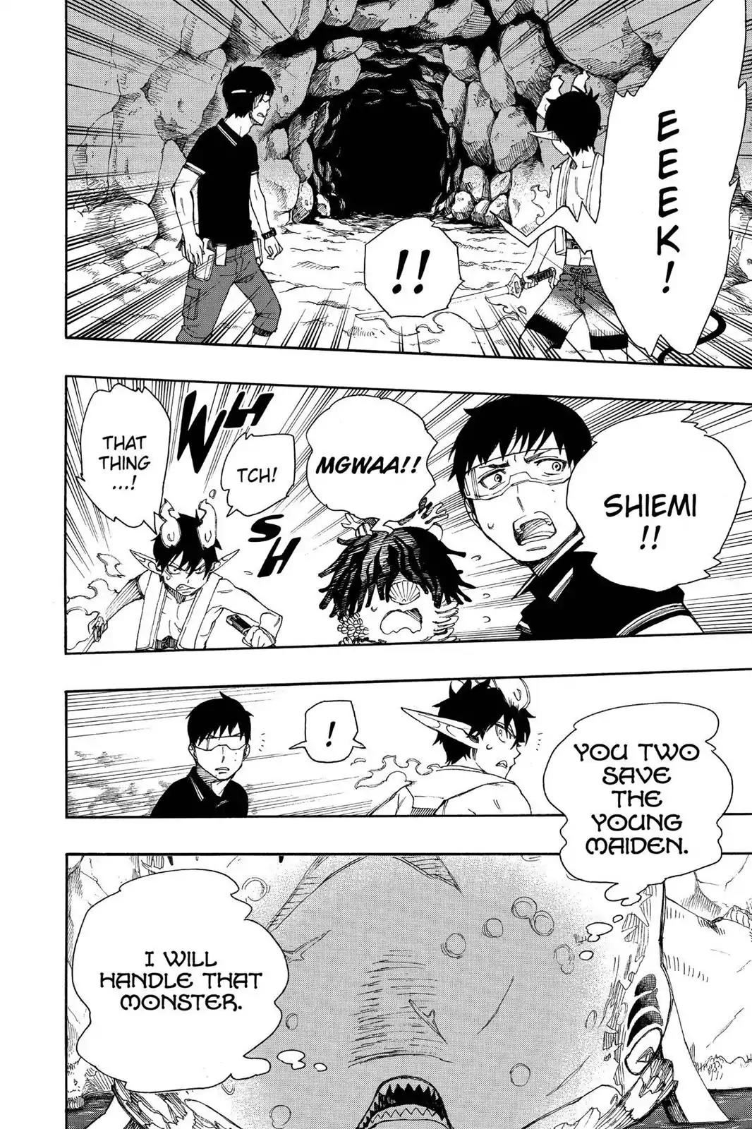 Ao no Exorcist Chapter 36 - Page 34