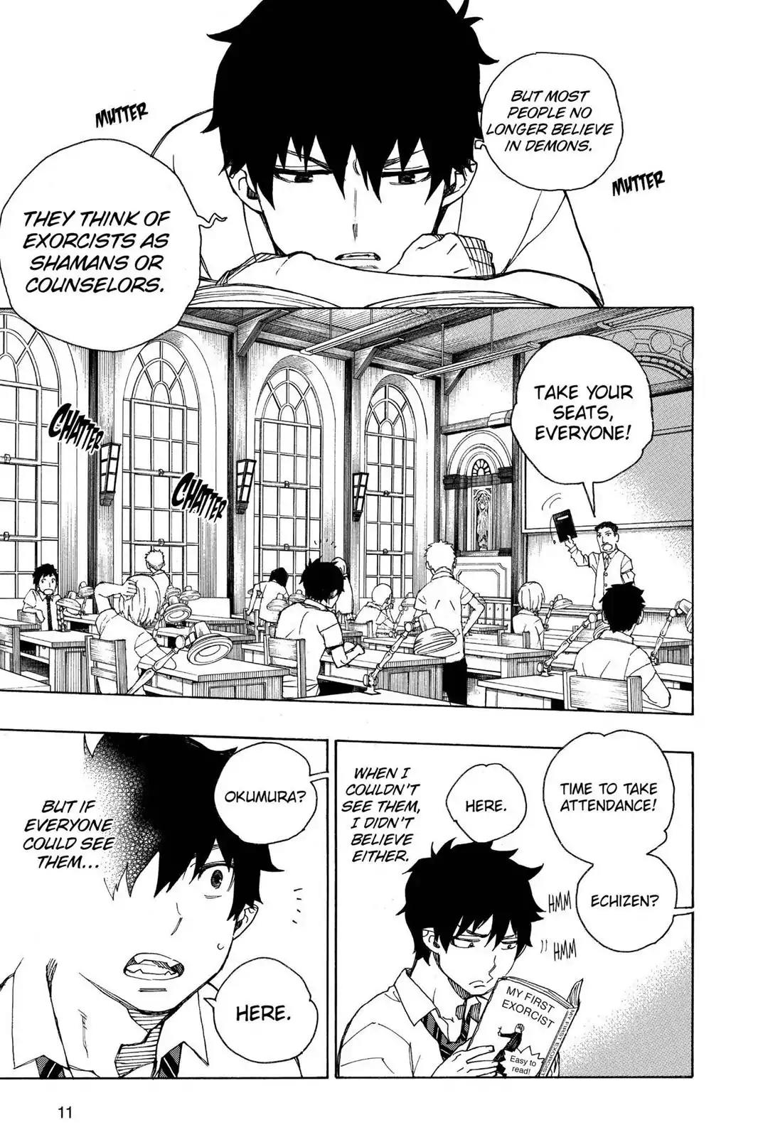 Ao no Exorcist Chapter 38 - Page 12