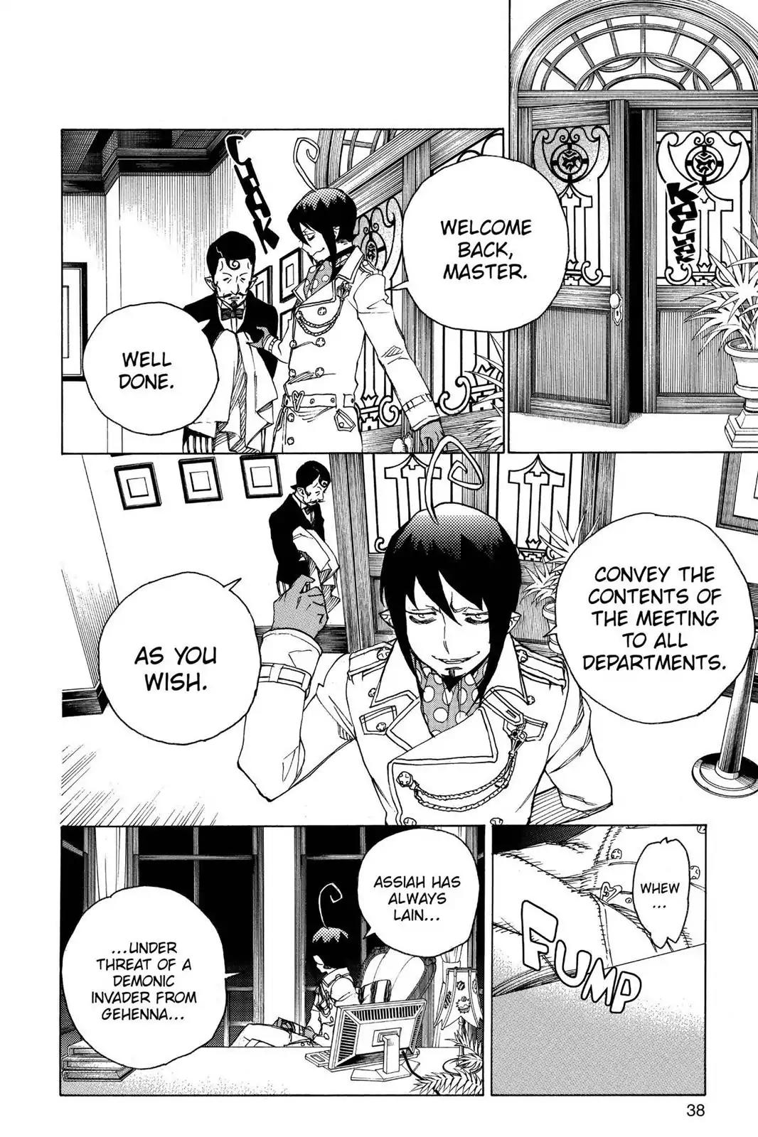 Ao no Exorcist Chapter 38 - Page 39