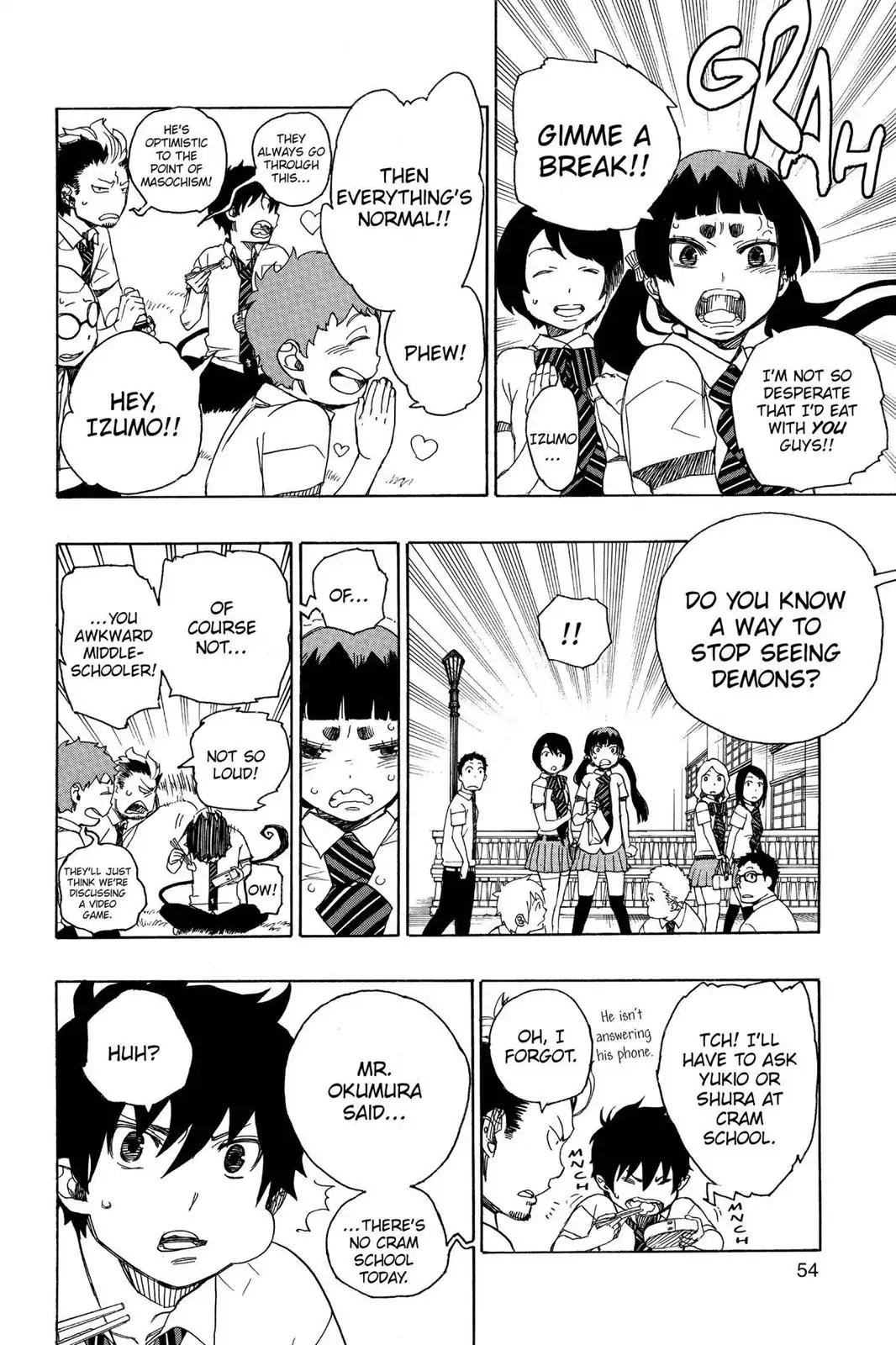 Ao no Exorcist Chapter 39 - Page 10